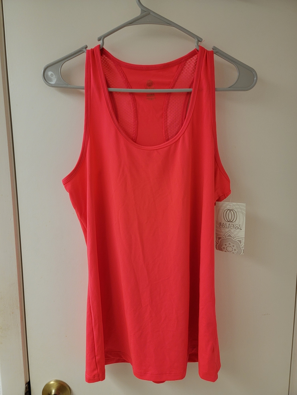 Balance Collection Women's Coral Pink Performance Tank Top